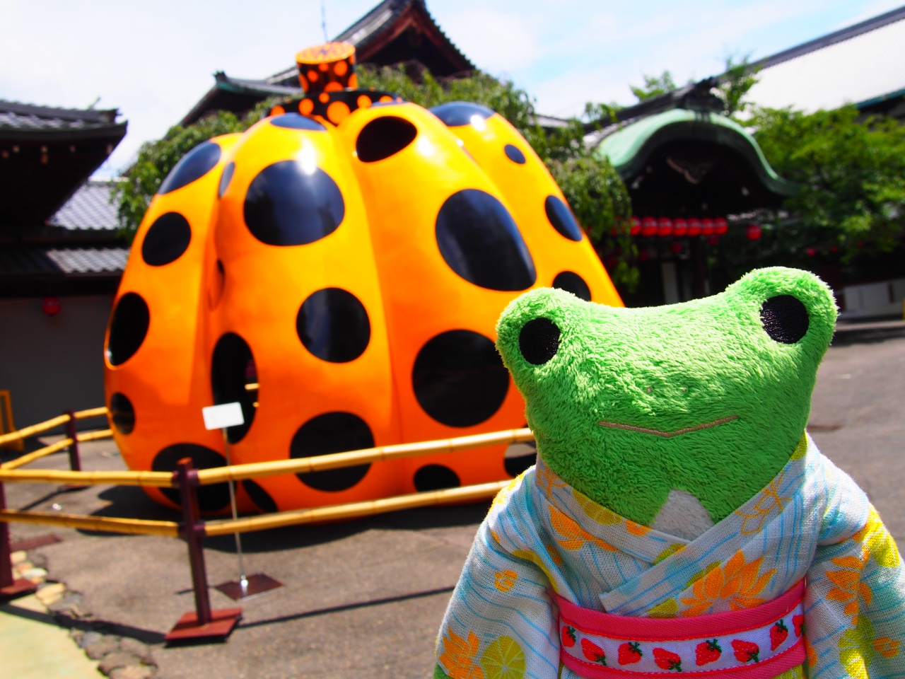 京都で美術館はしご 草間彌生と浮世絵 二条 烏丸 河原町 京都 の旅行記 ブログ By けろ子さん フォートラベル