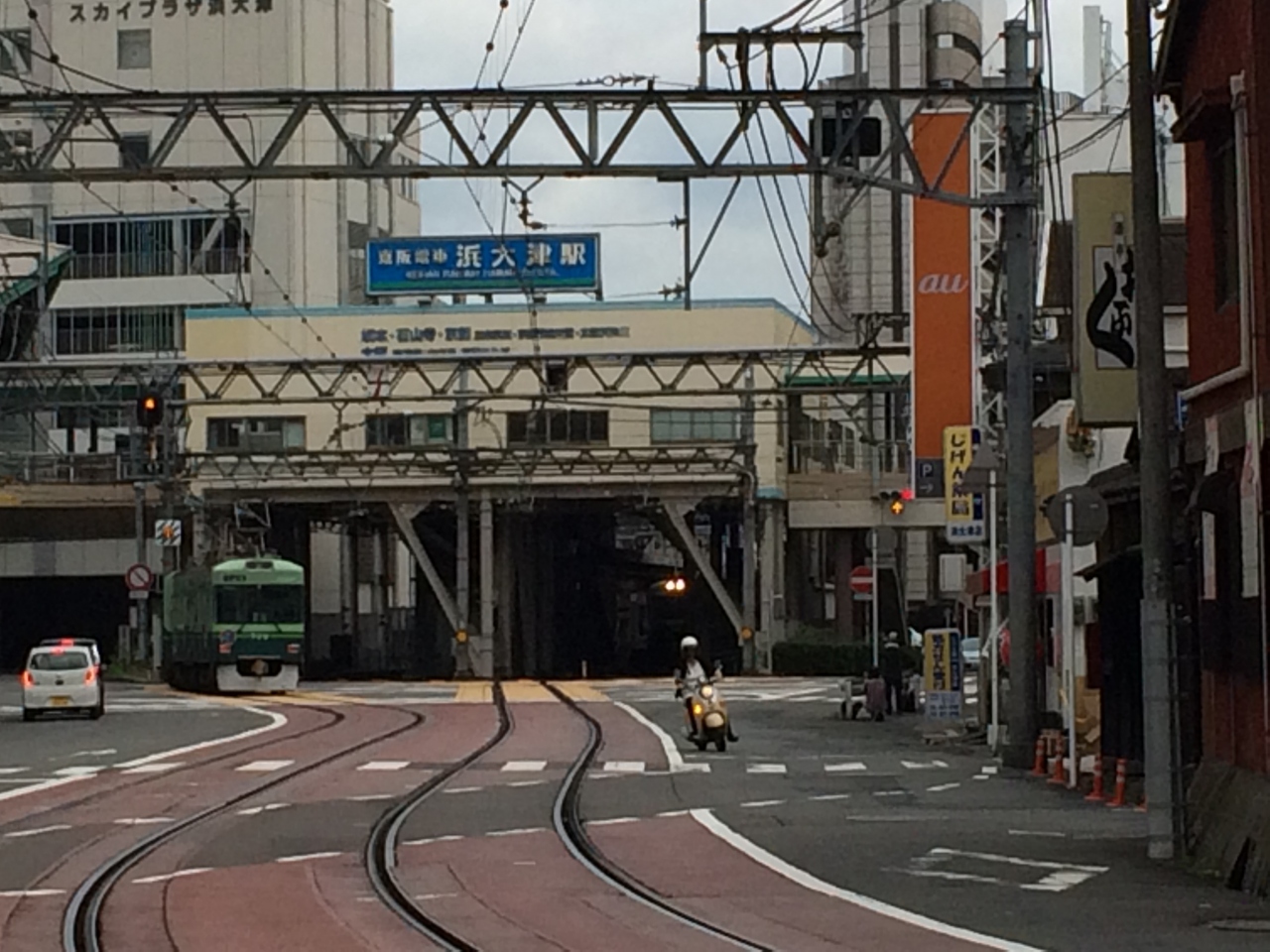 帰路見物 浜大津の併用軌道 大津 滋賀県 の旅行記 ブログ By Lp19さん フォートラベル