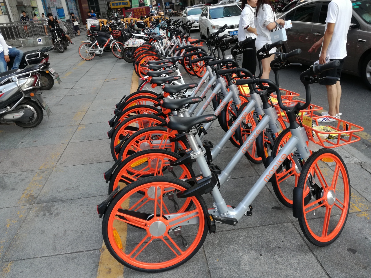 中国のレンタルバイク(自転車)に乗る[Mobike利用方法]』長沙(中国)の 