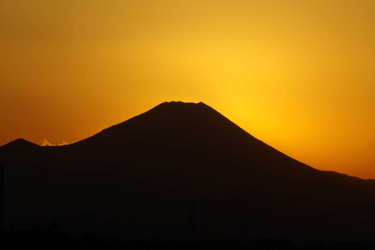 富士山の夕焼け イトーヨーカドー東久留米店7f駐車場 東久留米 清瀬 東京 の旅行記 ブログ By ドクターキムルさん フォートラベル