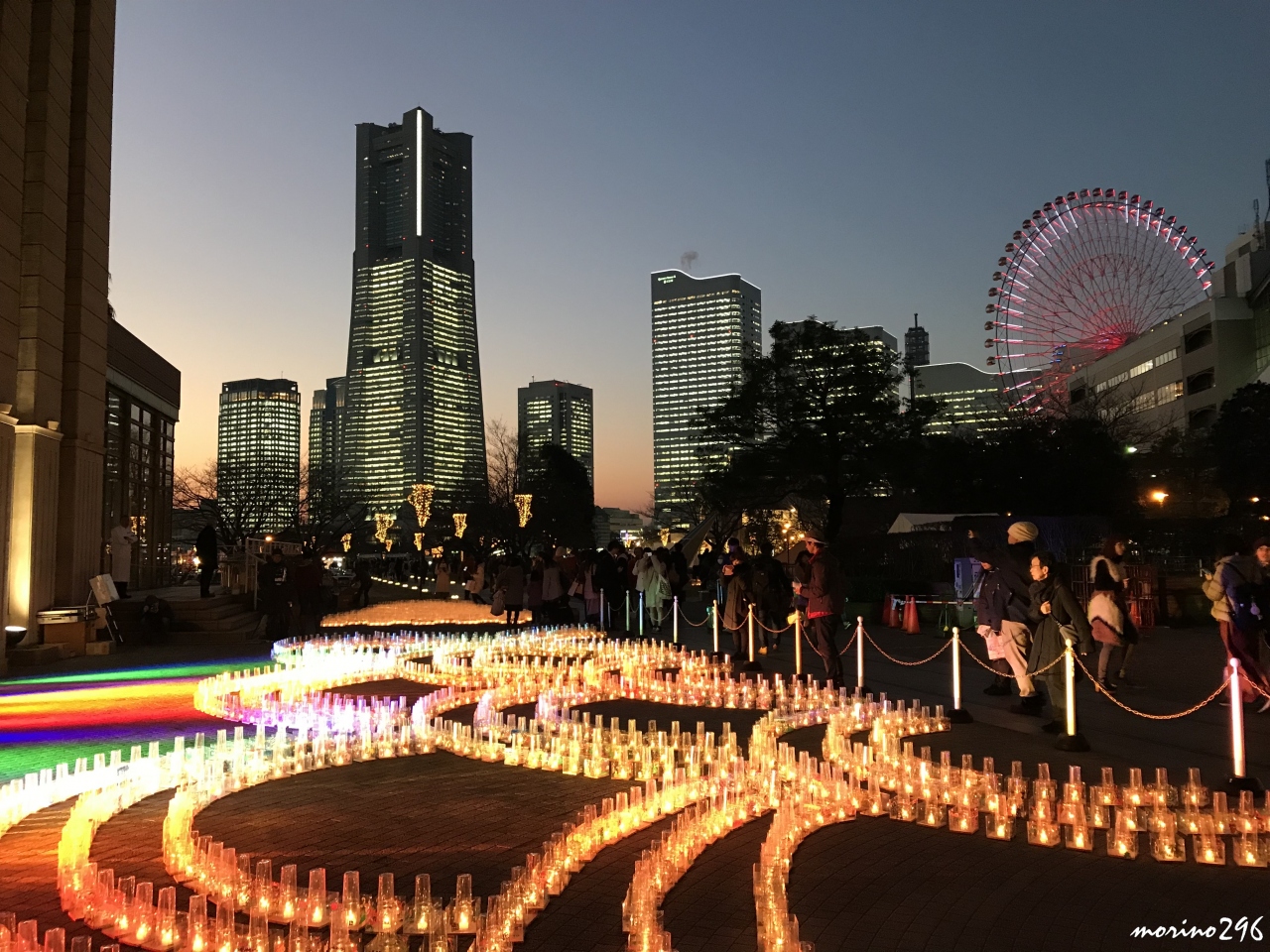 横浜mm21地区の一夜限りのライトアップと横濱キャンドルカフェ 17 横浜 神奈川県 の旅行記 ブログ By Morino296さん フォートラベル