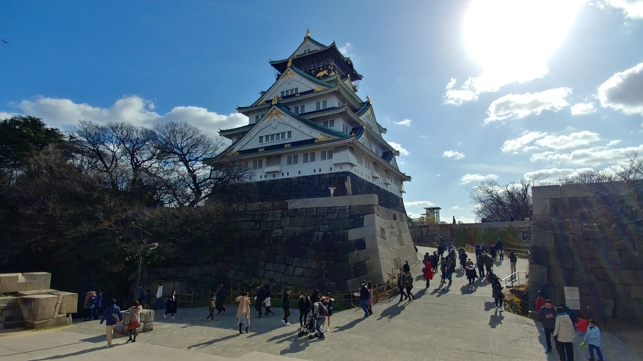 年末の大阪城 大阪の旅行記 ブログ By タクタクさん フォートラベル