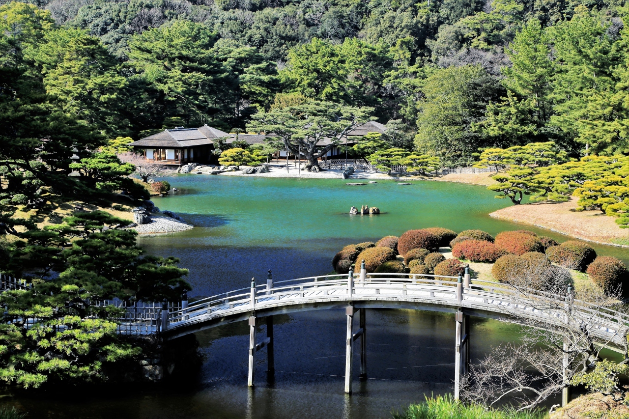 17 18年 年越し四国旅行 3 広大な栗林公園をのんびり散策 高松 香川県 の旅行記 ブログ By クッシーさん フォートラベル