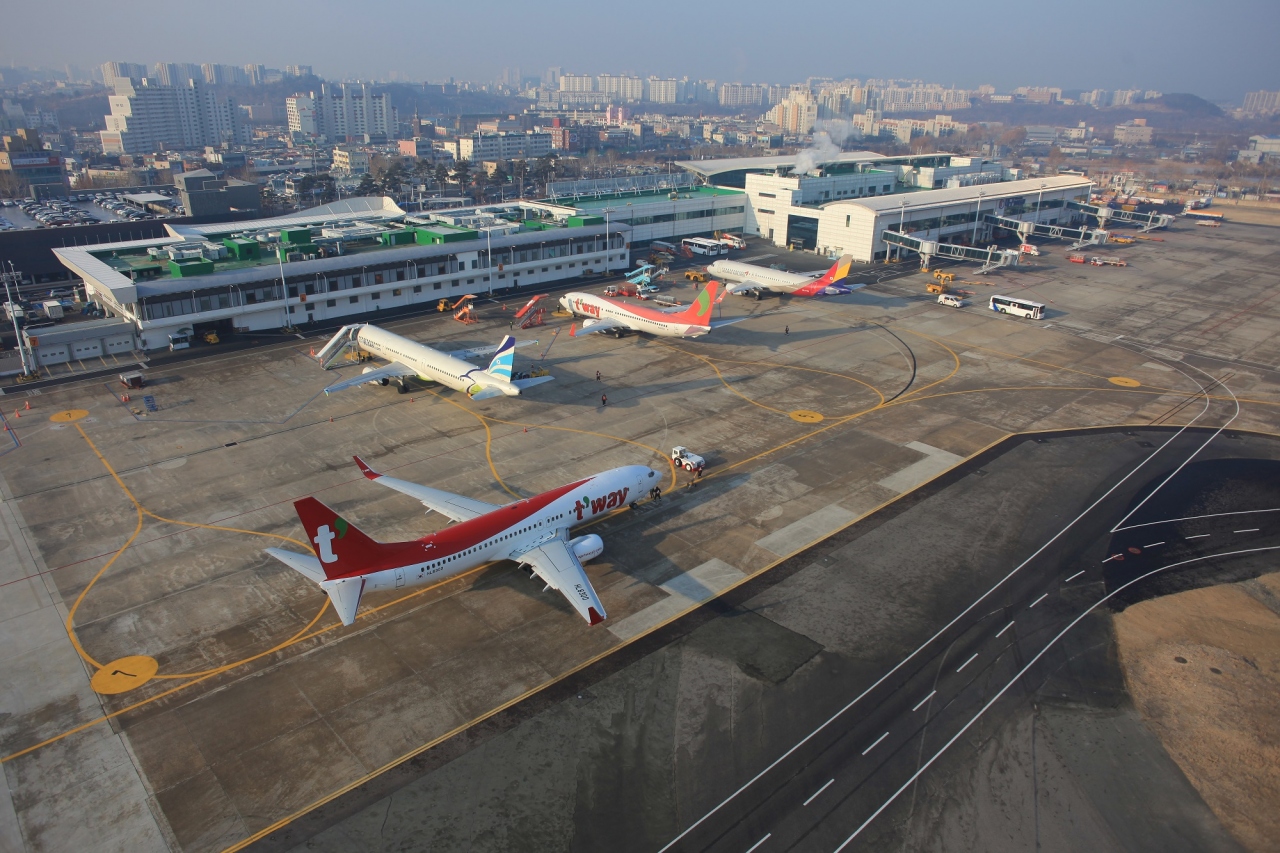韓国 仁川国際空港飛行機撮影スポット クマフラ