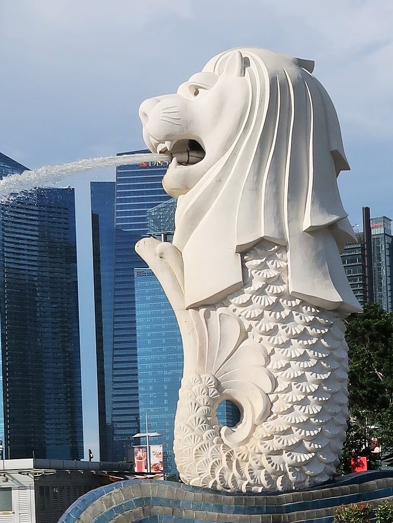 Singapore 3 マーライオン像 都市の象徴的存在に再会 往時とは違った公園に シンガポール シンガポール の旅行記 ブログ By マキタンさん フォートラベル