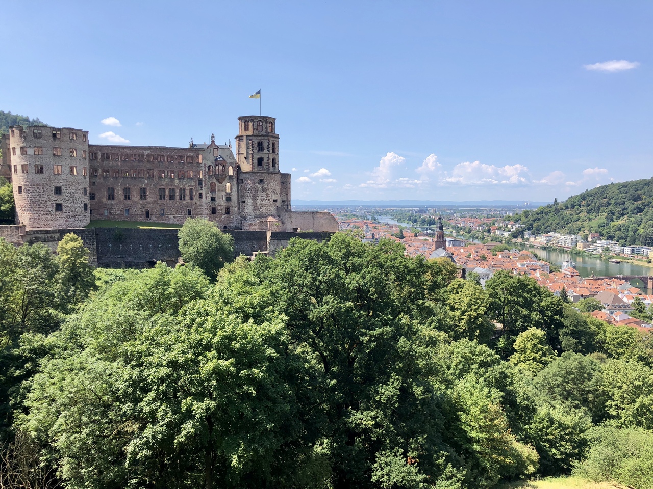 ハイデルベルク 古城でのんびり 18年7月ヨーロッパ旅行13 ハイデルベルク ドイツ の旅行記 ブログ By Ihさん フォートラベル