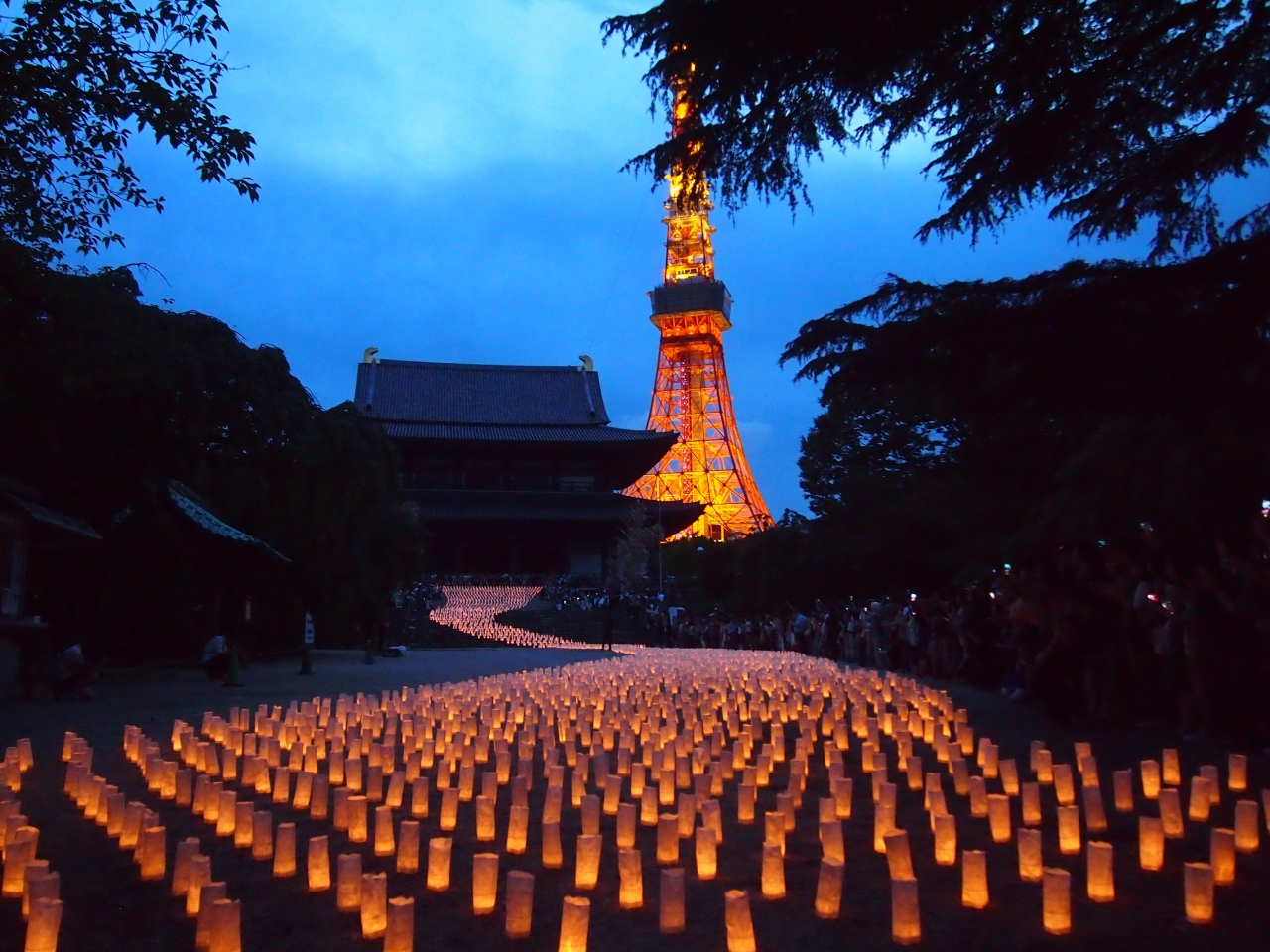 増上寺で 七夕祭り和紙キャンドルナイト が行われることを知ったので行ってきました 三田 田町 芝浦 東京 の旅行記 ブログ By かおニャンさん フォートラベル