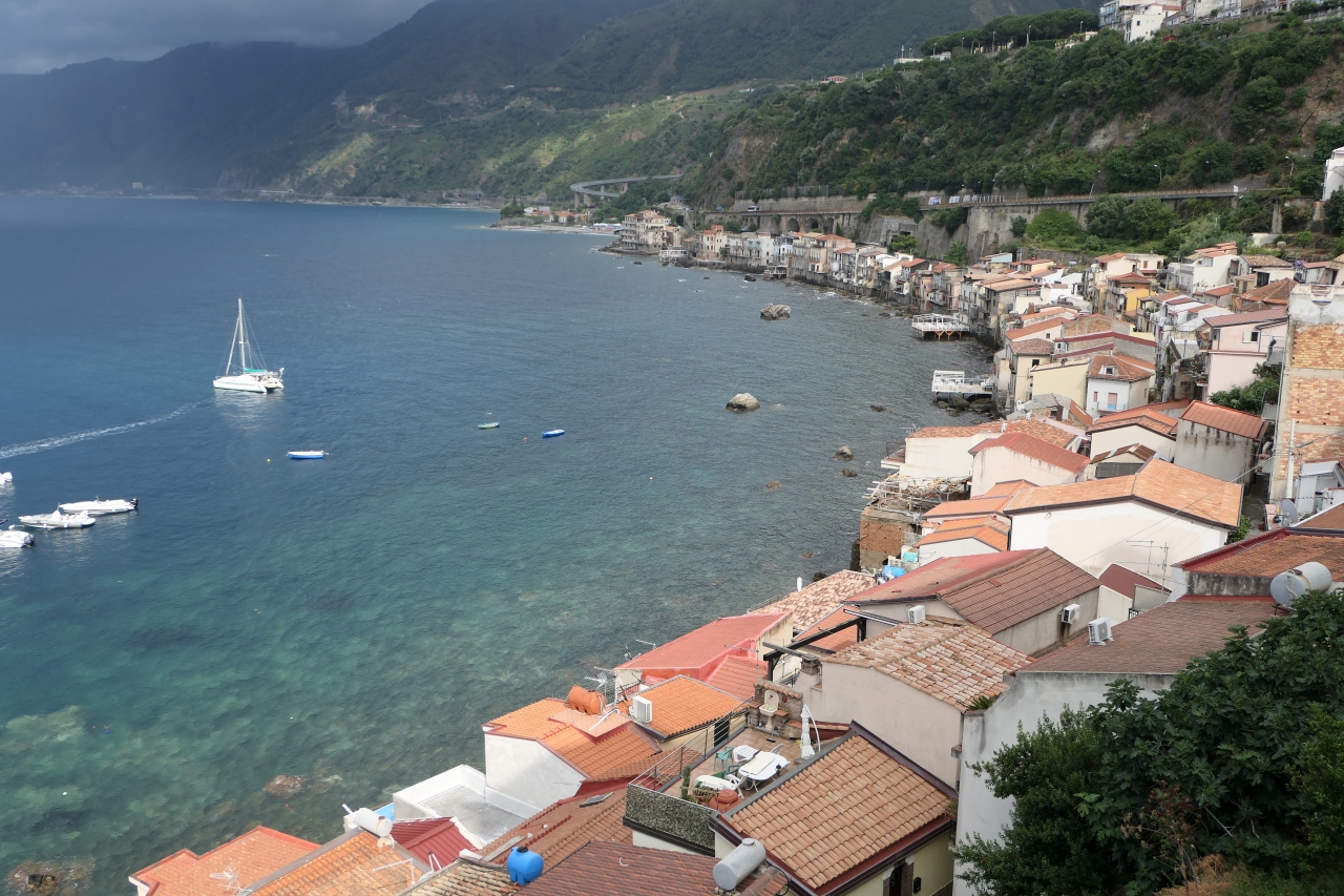 美しき南イタリア旅行♪ Vol.105(第4日)☆Scilla:イタリア美しき村「シッラ」旧市街からパノラマ♪