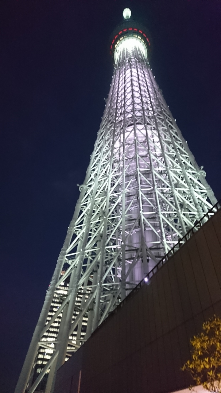 夜の東京スカイツリー 天気は最高夜景も奇麗に見えました 浅草 東京 の旅行記 ブログ By しゅいぐーさん フォートラベル