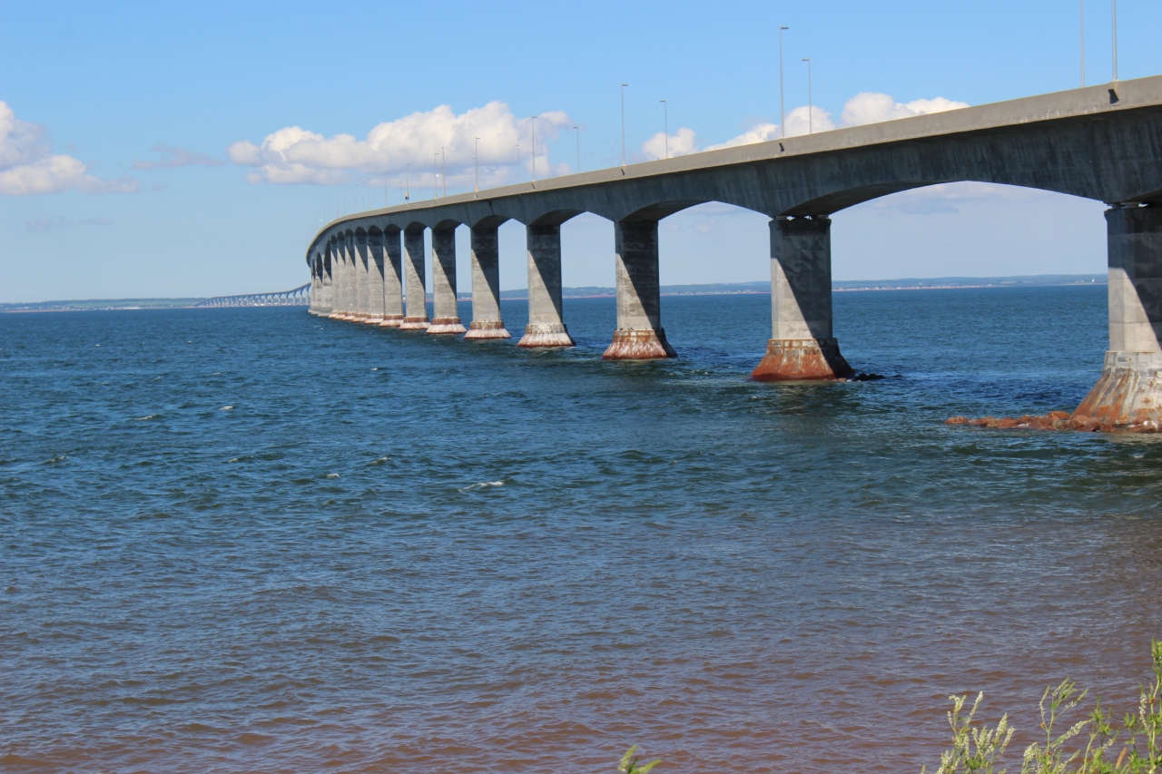 カナダ東部５州 ドライブ旅行２０１８ Day5 6 氷海に架かる世界最長の橋 Confederation Bridge ニューブランズウィック州 カナダ の旅行記 ブログ By 森の番人さん フォートラベル