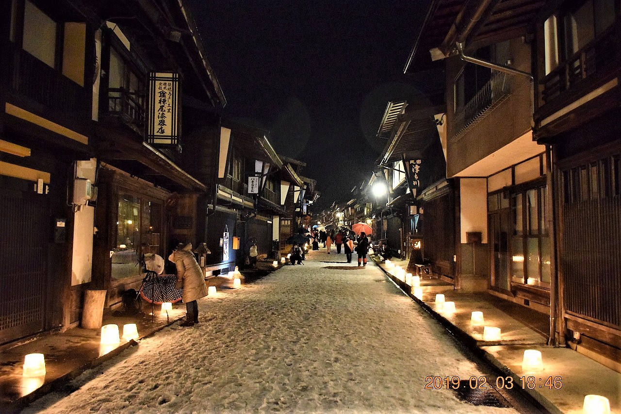 19 日本一長い宿場町 奈良井宿のアイスキャンドルに行ってみた 夜編 木曽 塩尻 長野県 の旅行記 ブログ By Jh2fxvさん フォートラベル