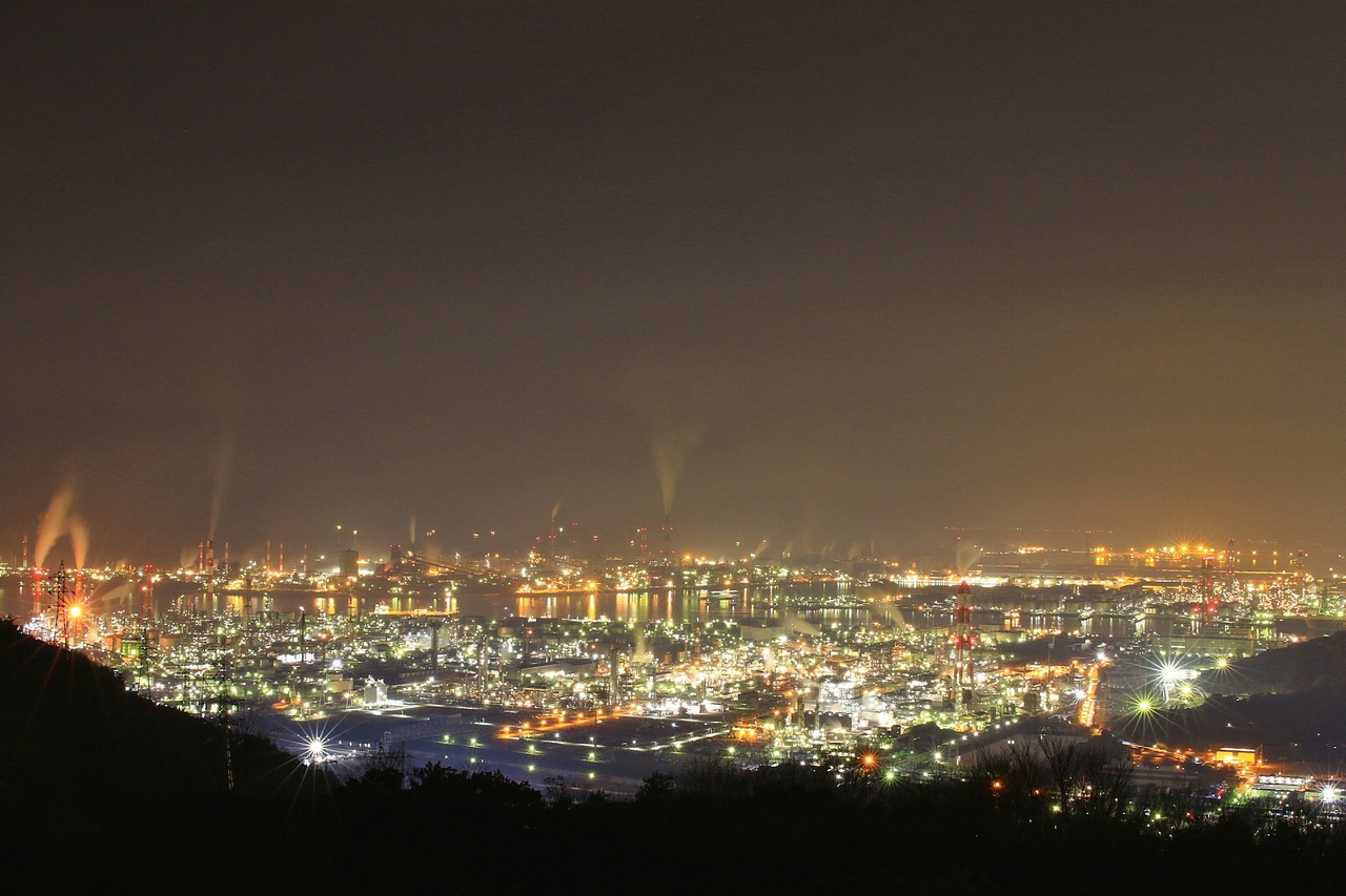 水島コンビナートで工場夜景 しまなみ街道 四国横断の旅 岡山県の旅行記 ブログ By Zusaさん フォートラベル