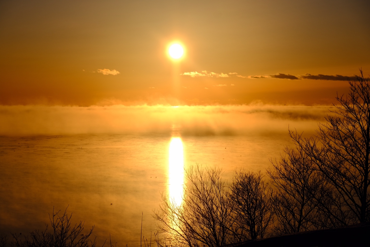 四角い太陽が見たくて 氷点下度での撮影 通行許可証をもらって野付半島の先っぽまで 以久科原生花園で流氷 標津 北海道 の旅行記 ブログ By 豚のしっぽさん フォートラベル