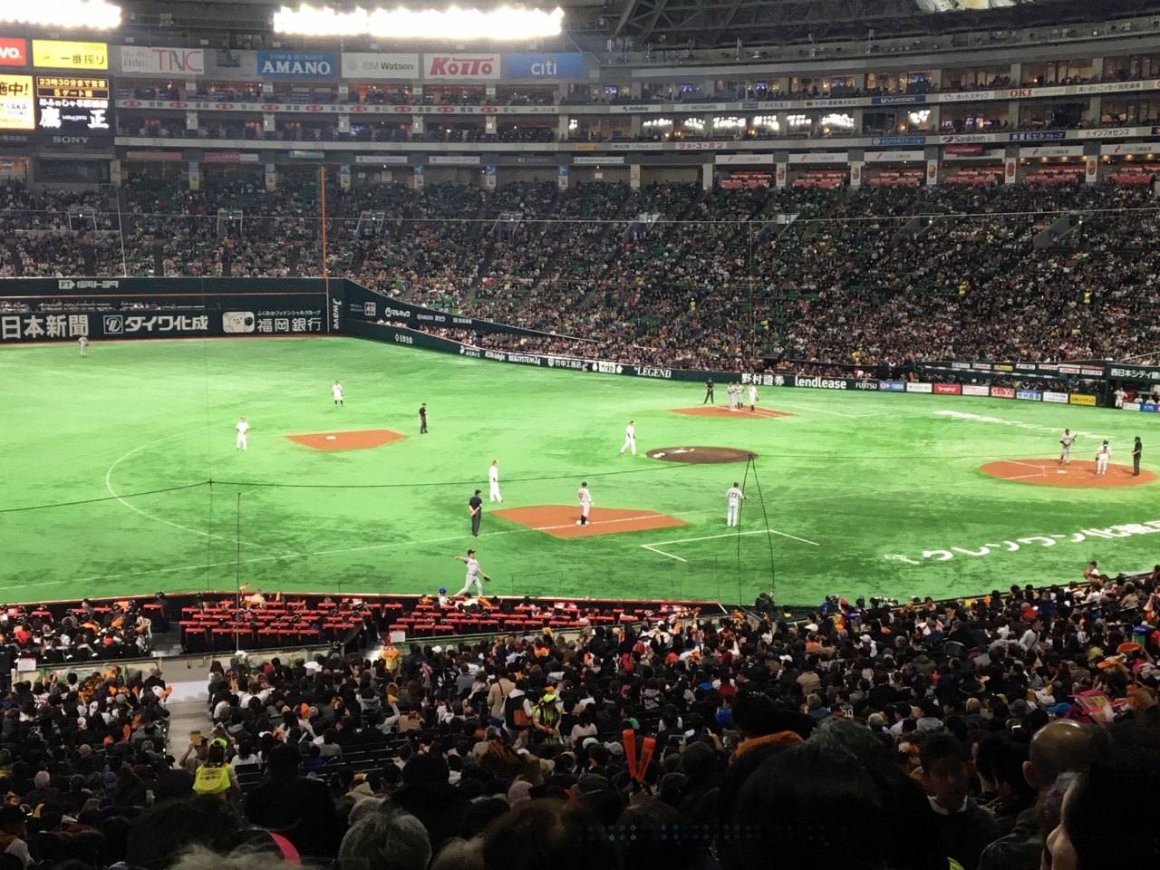 福岡ソフトバンクホークスvs読売ジャイアンツオープン戦 Inヤフオクドーム 博多 福岡県 の旅行記 ブログ By ダッチェスさん フォートラベル