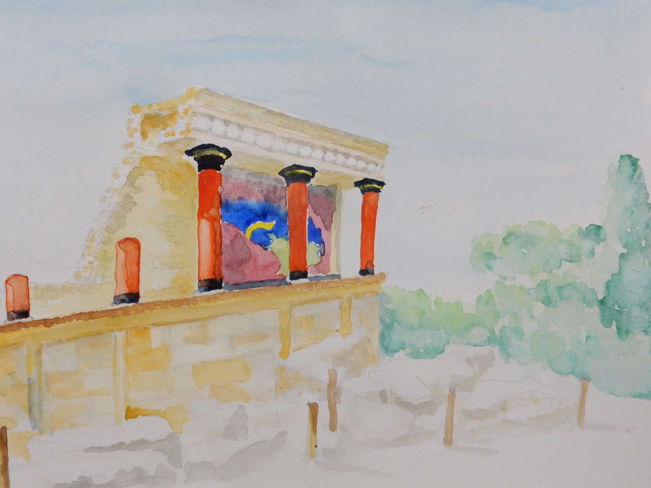 ミノタウロスがいたという迷宮がほんとうにあったのか クノッソス宮殿 クレタ島 ギリシャ の旅行記 ブログ By Pedaruさん フォートラベル