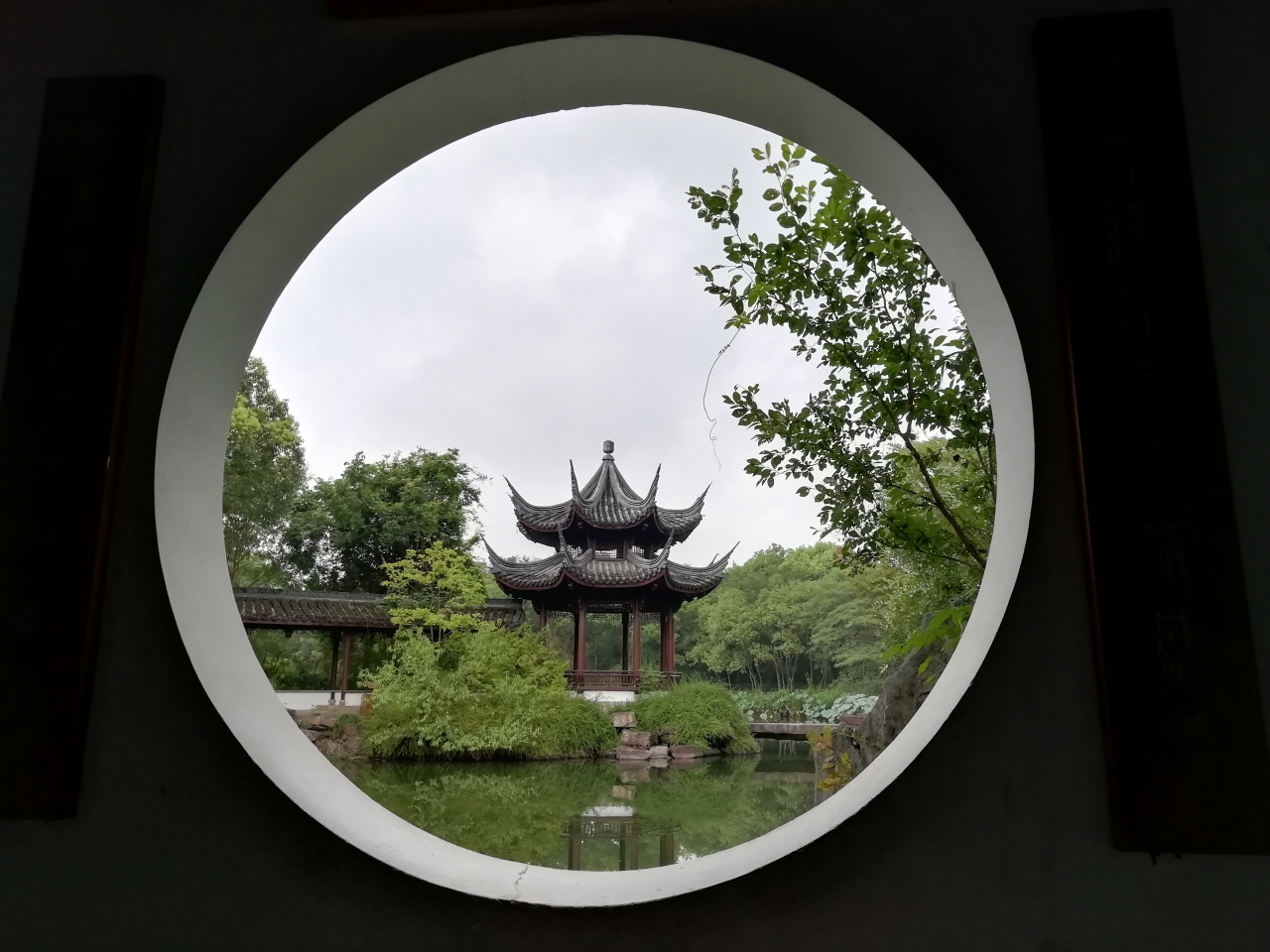 西渓国家湿地公園の高庄は明代末期から清代中期の典型的な官宅官舎公邸で300m四方くらいある♪2019年9月中国 杭州7泊8日(個人旅行)12