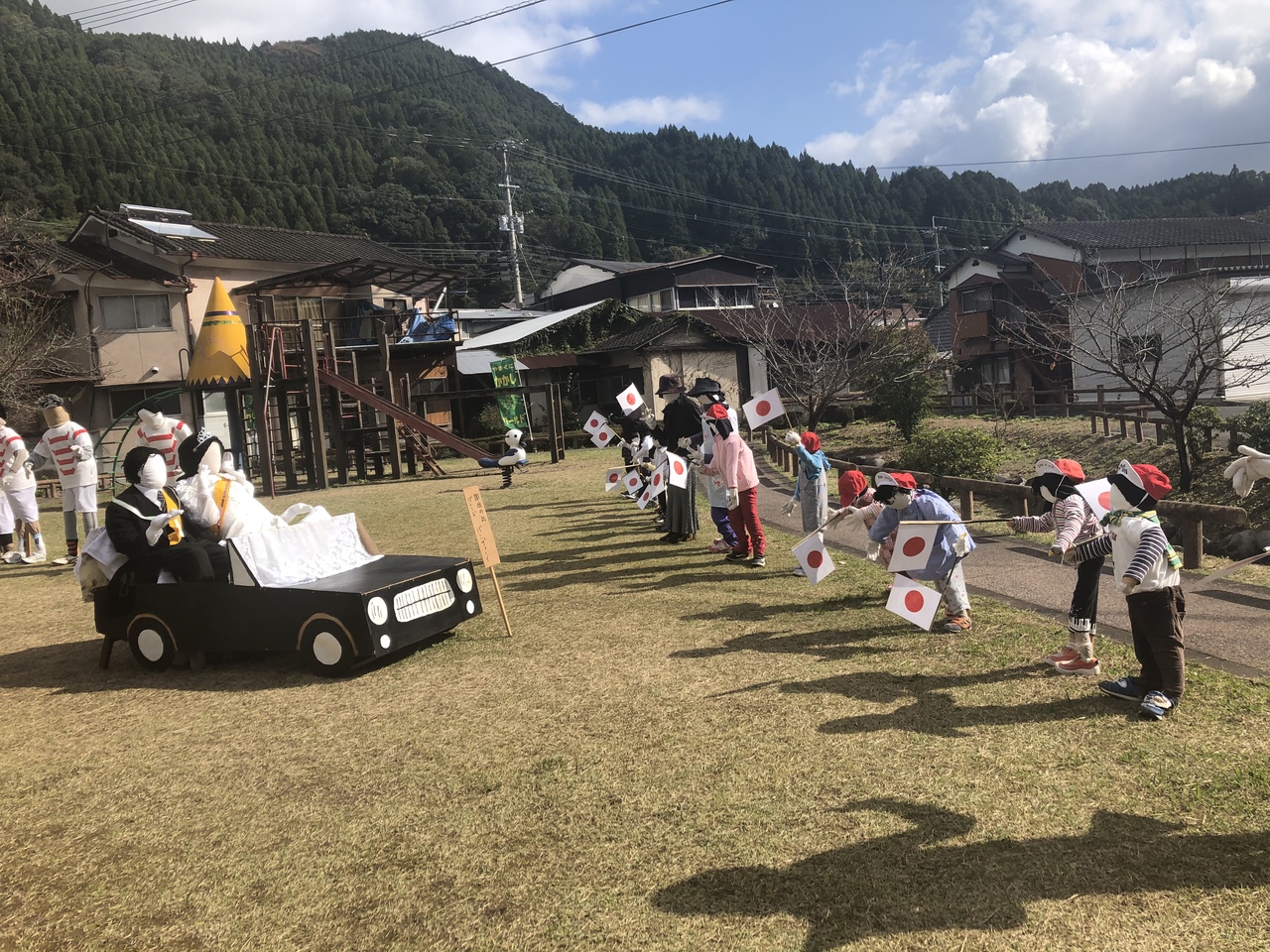 やまくにの素敵な かかし さん達 耶馬溪 中津 玖珠 大分県 の旅行