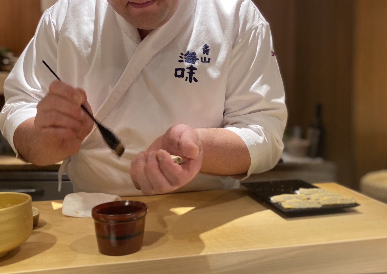 極上寿司を満喫 元ミシュラン二つ星店 海味 うみ 青山 東京 の旅行記 ブログ By サバ イ みほ 元ツアコン上から目線さん フォートラベル