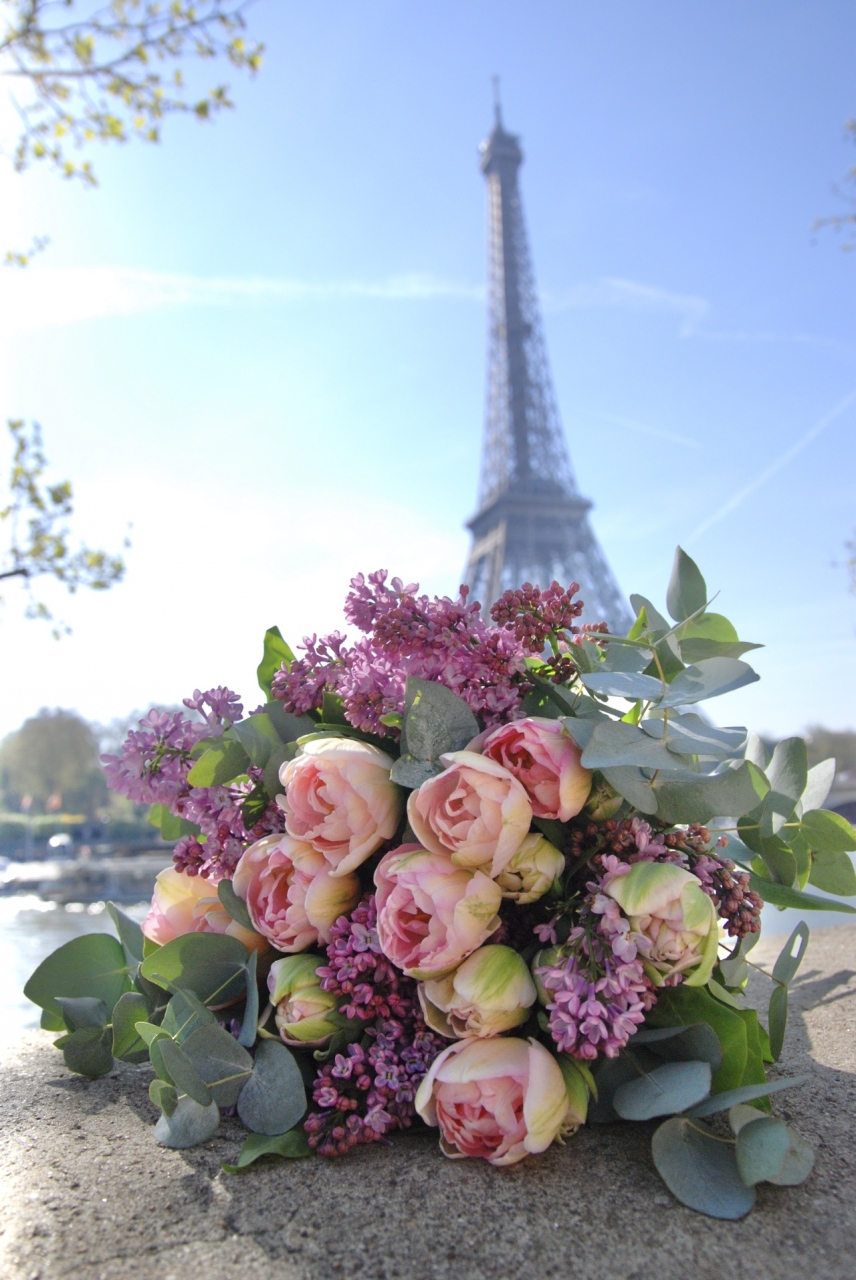 Paris ブーケを持ってエッフェル塔へ パリ フランス の旅行記 ブログ By サラさん フォートラベル