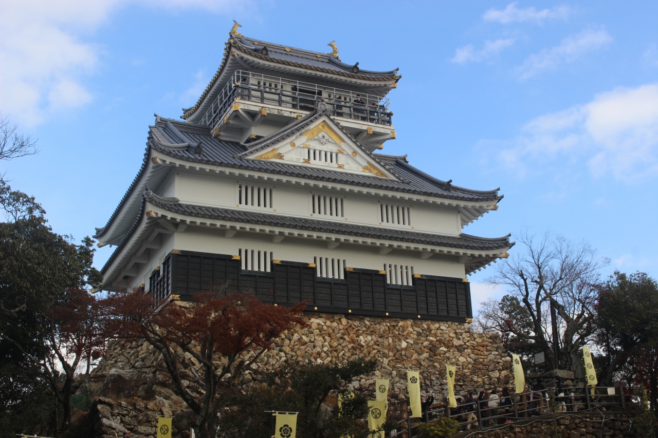 織田信長公時代の岐阜城図 稲葉山風景