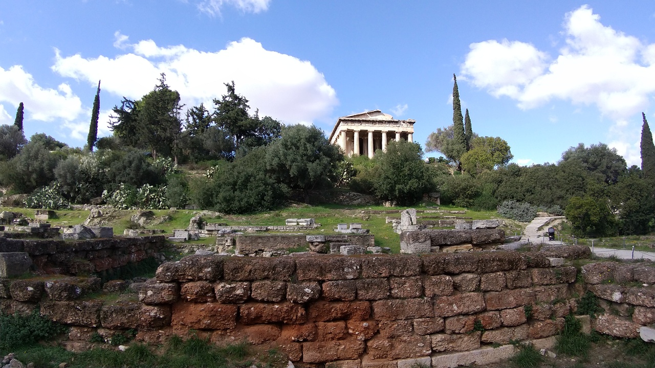 大学生のイタリア ギリシャ旅行 11日目 アテネ 古代アゴラ等 アテネ ギリシャ の旅行記 ブログ By Rinさん フォートラベル