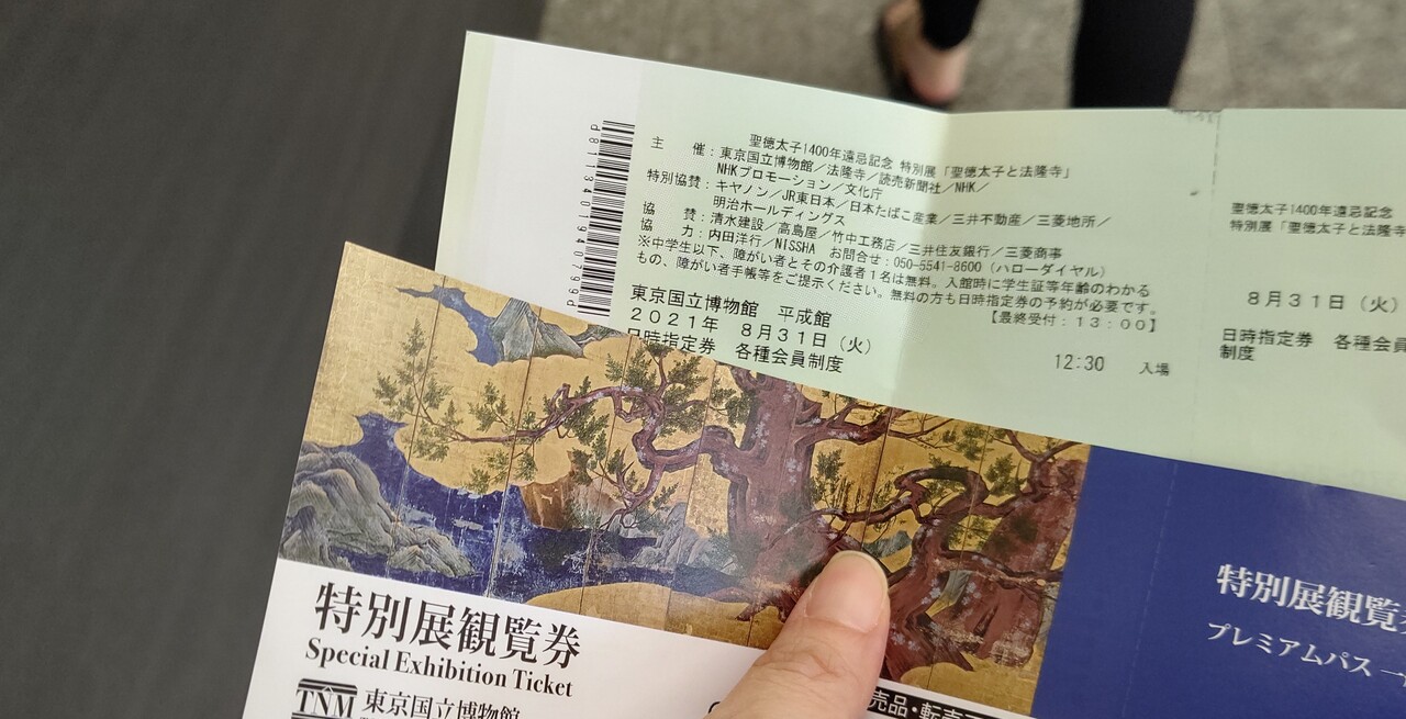 東京国立博物館 特別展観覧券 2枚 国宝展 - 美術館