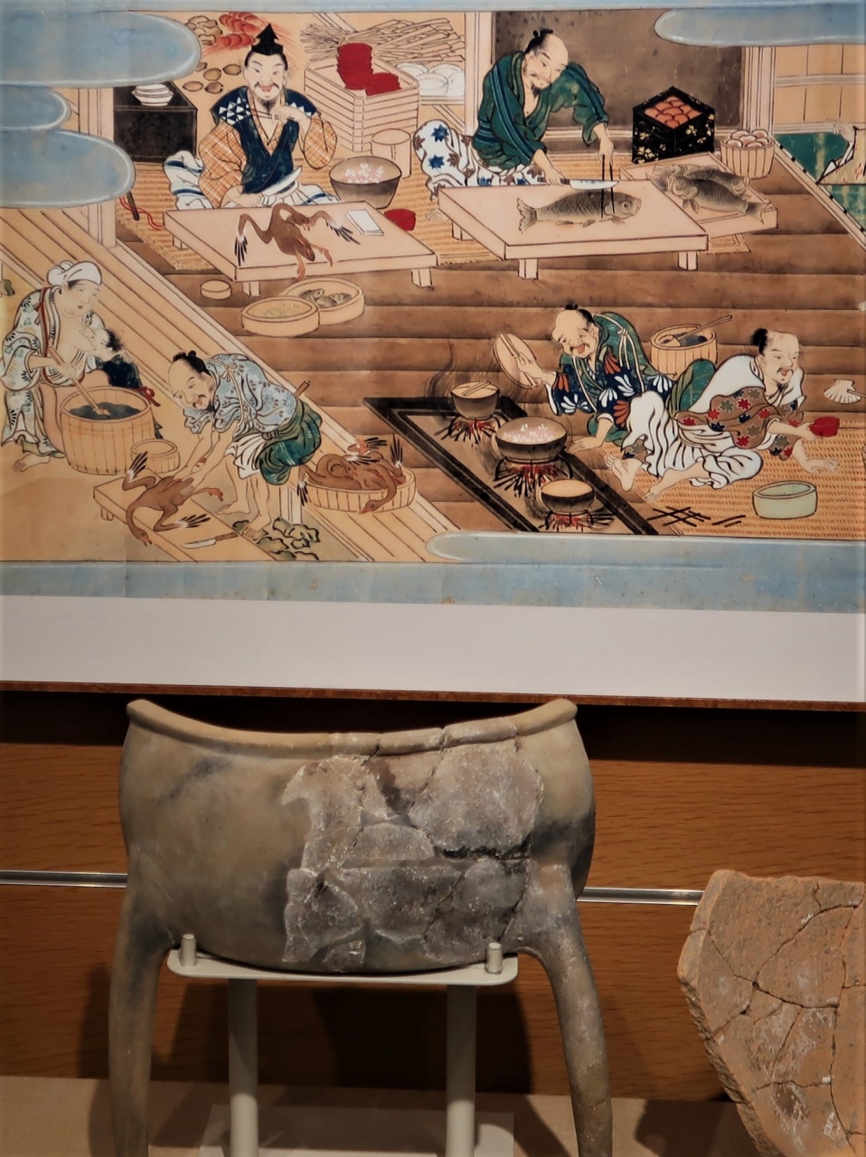 道後18 道後公園b 湯築城資料館-見学 武家屋敷-復元 ☆動物園移転‐発掘調査‐保存公開
