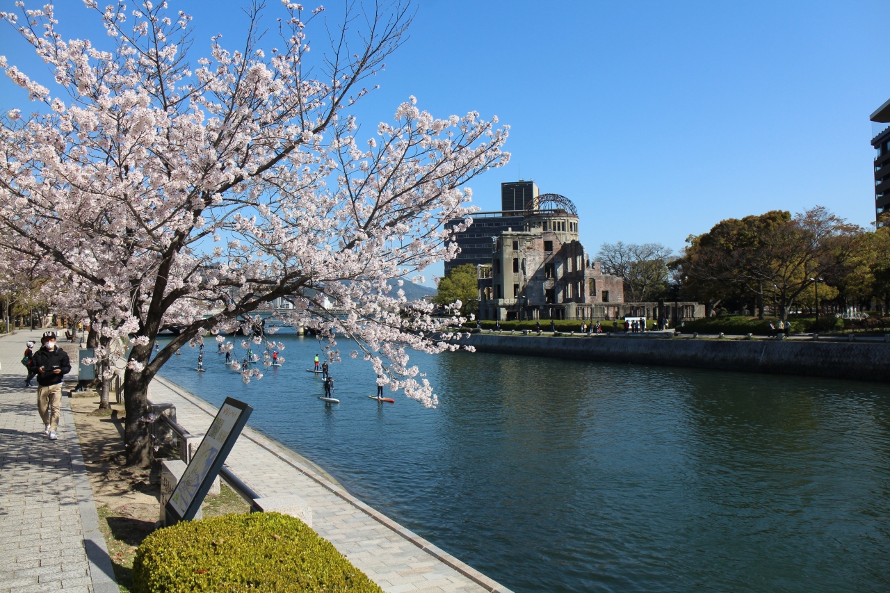 桜満開の中 広島の2つの世界遺産を船で巡る 広島市 広島県 の旅行記 ブログ By Shekazさん フォートラベル