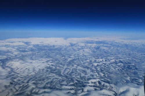 シベリア平原はずっとずっと続きまして、そろそろウラル山脈？