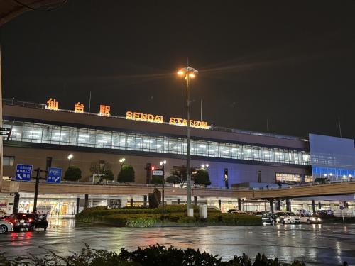 仙台駅に戻りました。