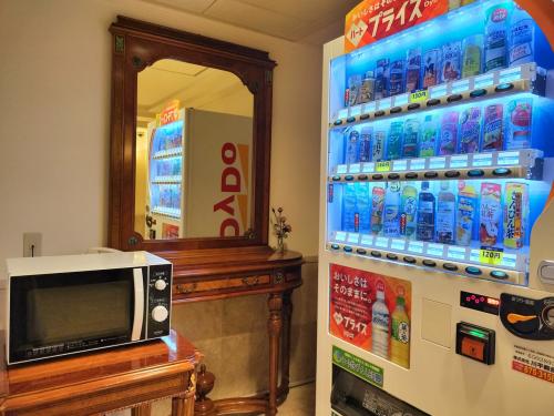 電子レンジがあるので、総菜の温めに便利