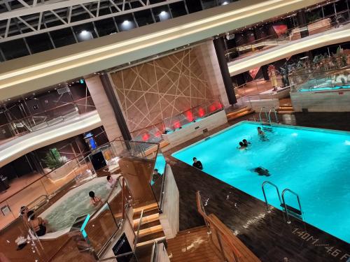 室内プールもあった～ジャグジーもあるので、時間があれば入りたいなあ