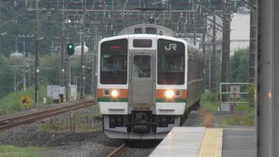 信越線の電車で横川へ行きます。