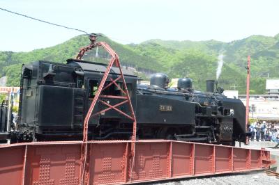 鬼怒川温泉駅 転車台広場