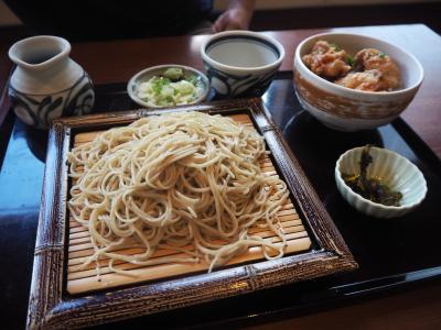 旦那は、もり蕎麦のセット