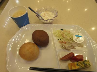 博多最後の日です。<br />ホテルの朝食
