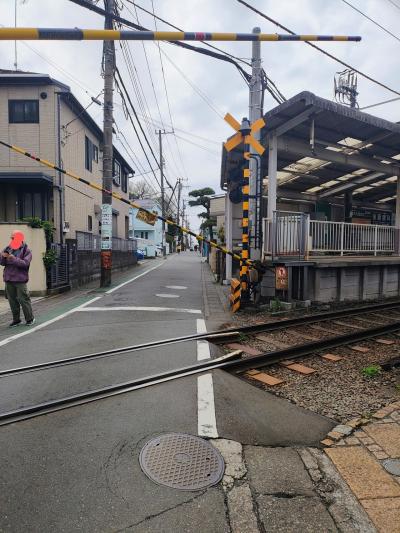 海が見えている～～感動する光景だわ。
こちらは和田塚駅