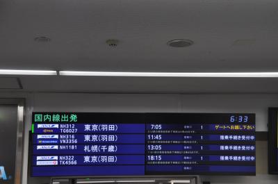 　国内線は1日4便、国際線は定期便が上海からの週2往復、韓国や台湾からのチャーター便は結構来ています。