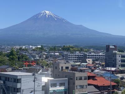 屋上から見える富士山