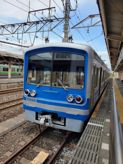 小田原から出ている大雄山線という鉄道。初めて乗車しました。
