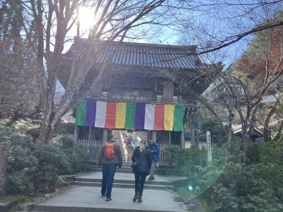 弥山から下って、大乗院にやってきました<br />仁王門<br />
