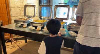 朝食ビュッフェは代わり映えはないものの、<br />どれも美味しいので不満はないです。