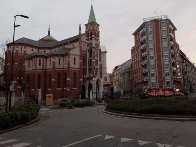 ホテル周辺を散策