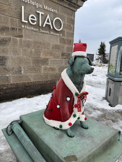 消防犬ぶん公記念碑