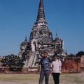 タイ王国５日間1999-4　古都-アユタヤ　史跡／日本人町/バンパイン離宮　☆チャオプラヤー川クルーズ⇒バンコク