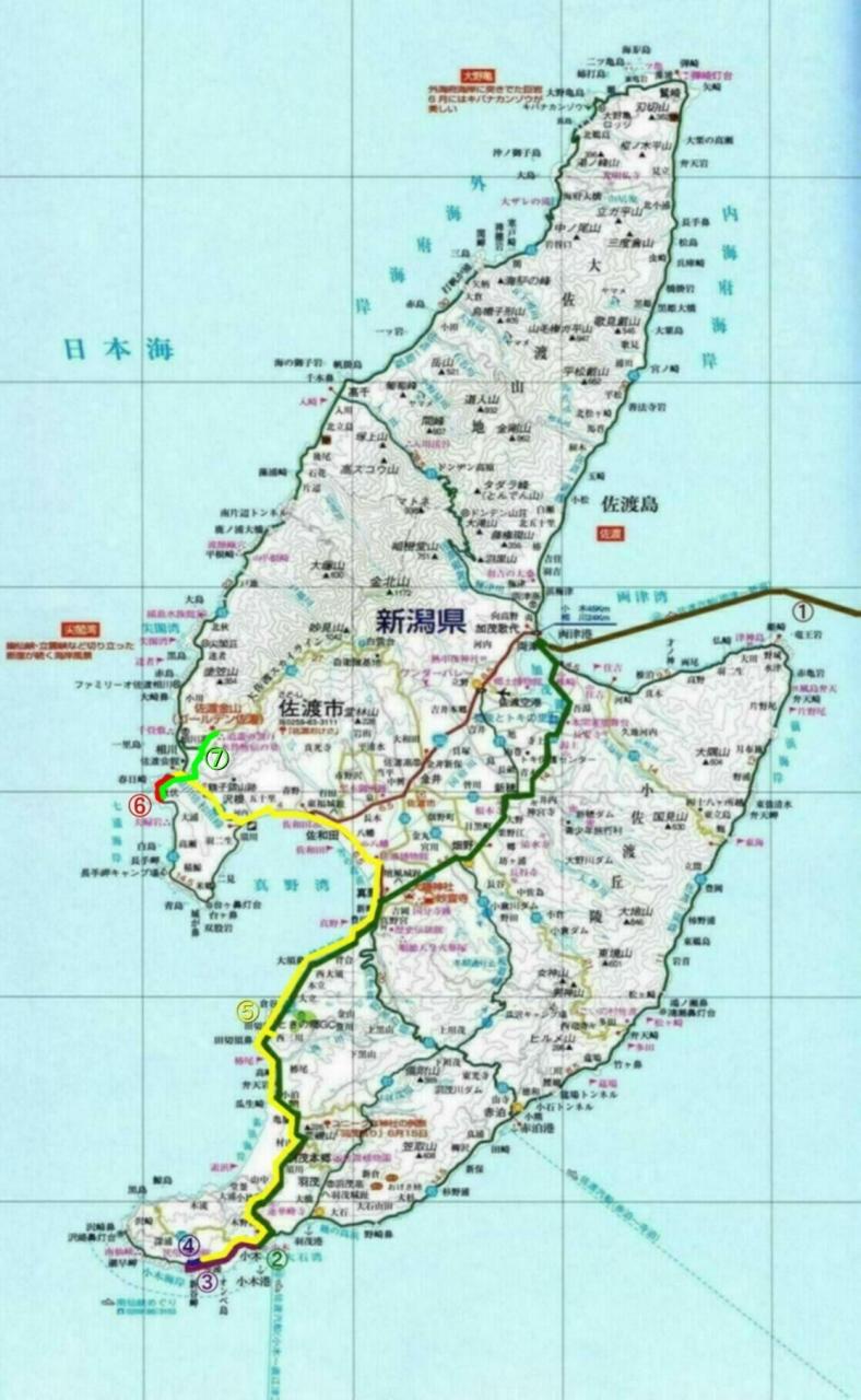 佐渡 観光 地図