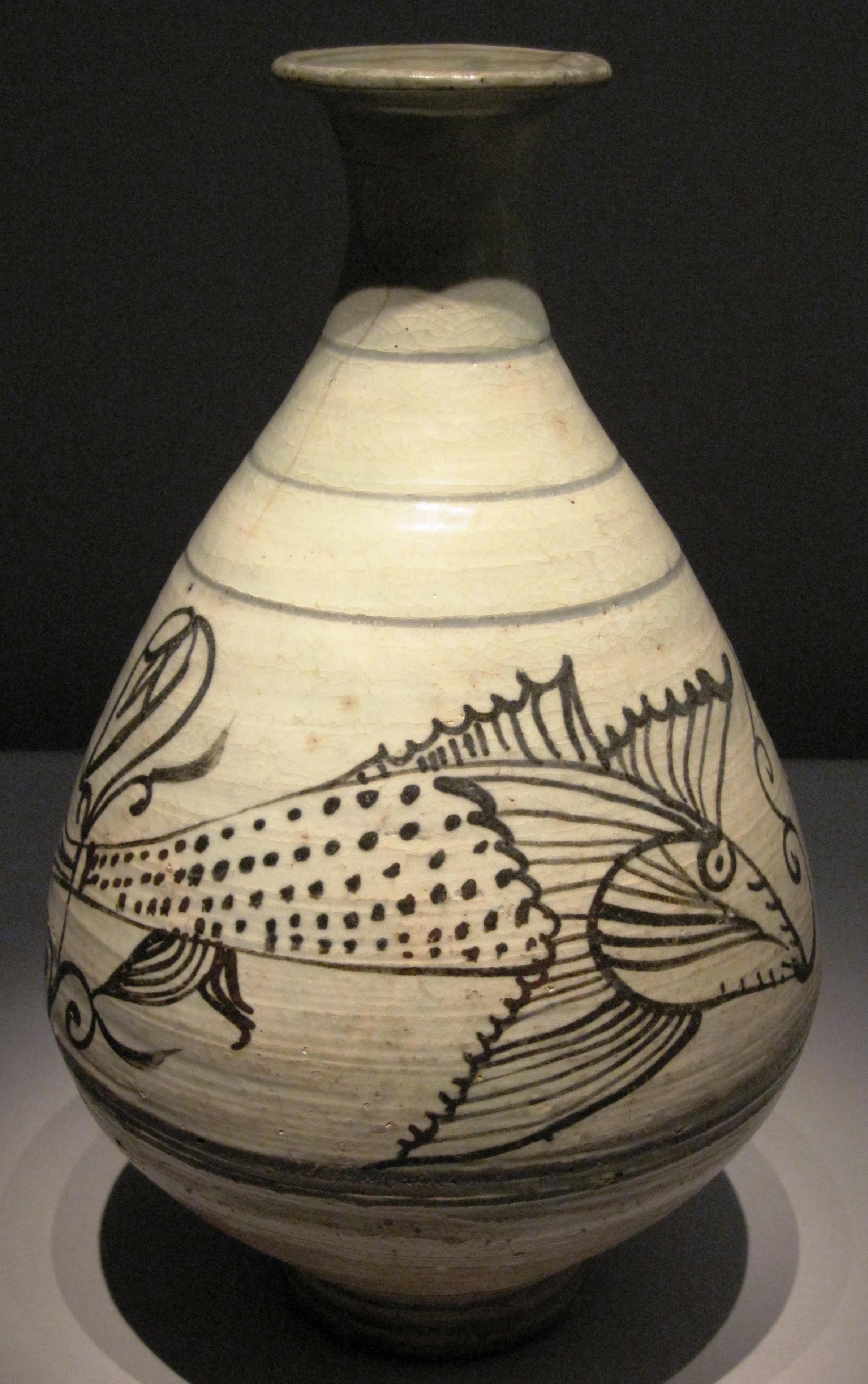 2009秋、韓国紀行20(30)：補遺・韓国国立中央博物館(粉青沙器)瓶、壺 