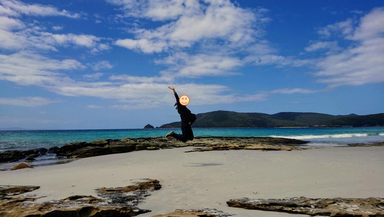 ブルーニー島で白いワラビーさんこんにちは タスマニア州 オーストラリア の旅行記 ブログ By ゆうたいるいさん フォートラベル