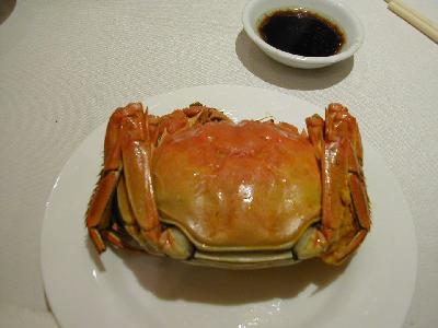 南京で食べる蟹