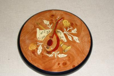 木彫りのコースター